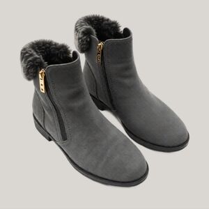 Cole Haan Women's Gray Ankle Boots